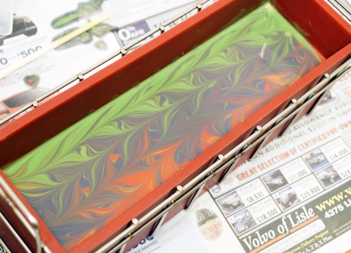 Soap after Pouring and Swirling