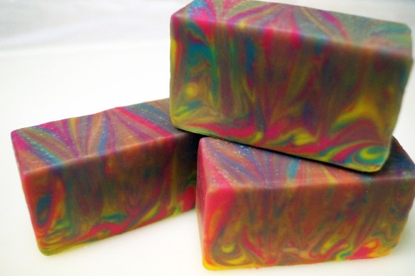 Neon-Swirl-Soap-Bars